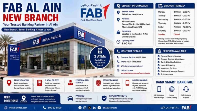 FAB Al Ain New Branch