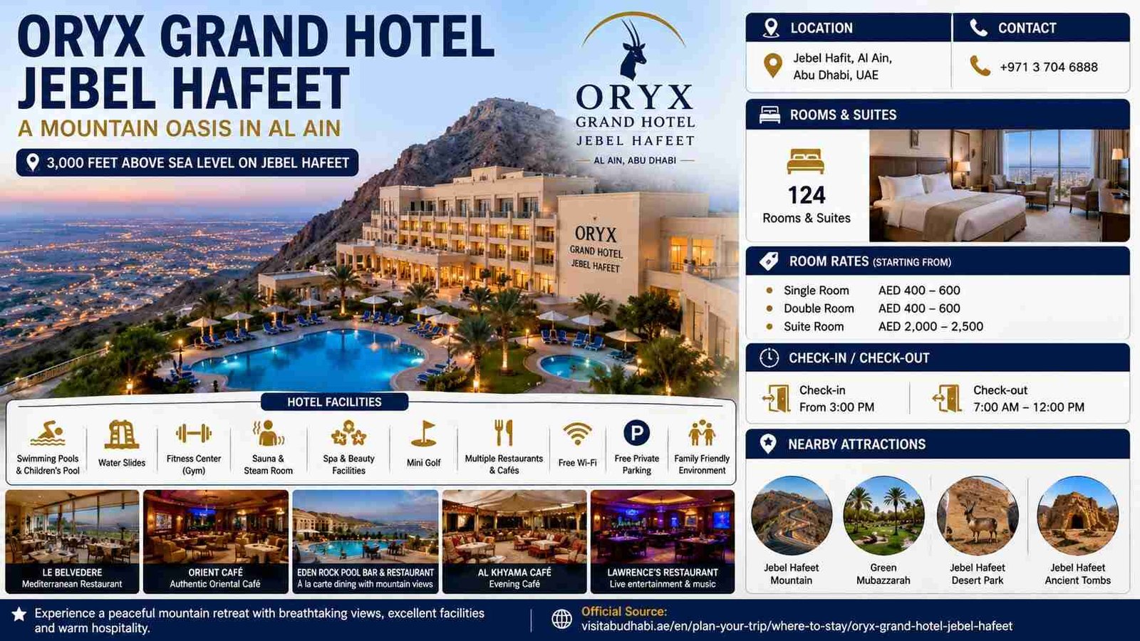 Oryx Grand Hotel Jebel Hafeet