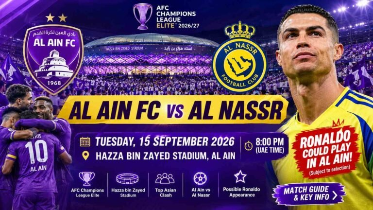 Al Ain FC vs Al Nassr 2026