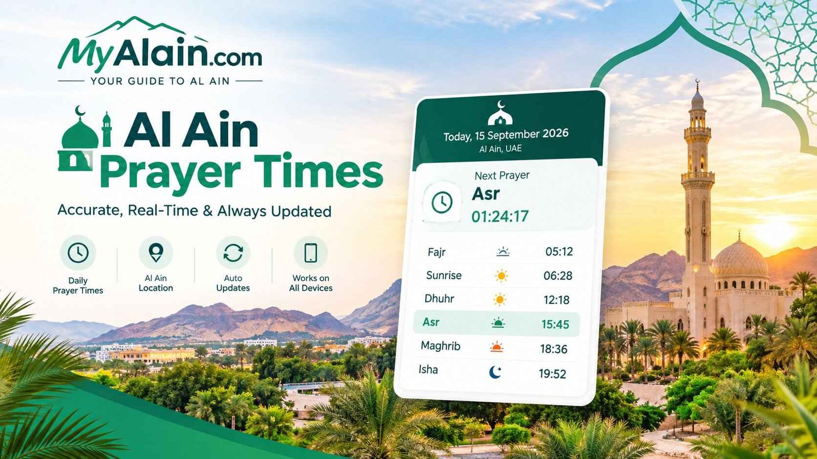 Al Ain Prayer Times